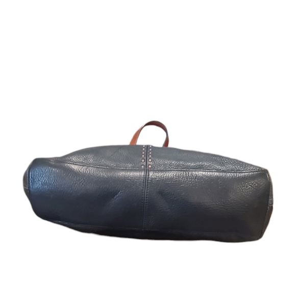 Fossil Leather Hand Bag with Stitch Detail - Picture 6 of 16